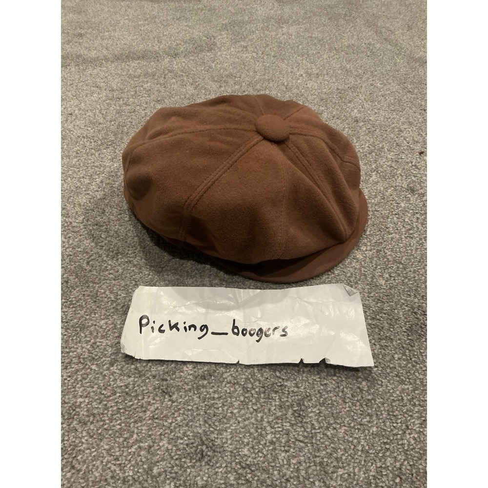 Vintage STETSON  Newsboy Cap Size 7 Light  Brown Wool